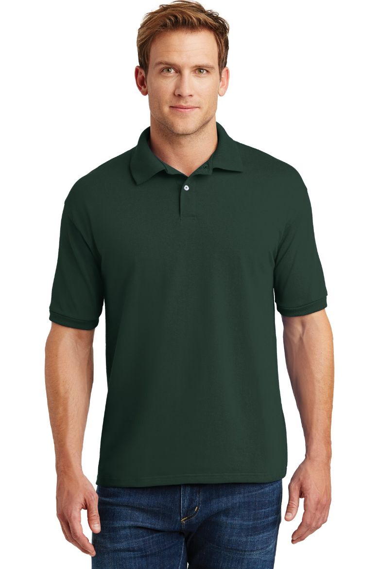 Picture of Hanes EcoSmart - 5.2-Ounce Jersey Knit Sport Shirt 054X